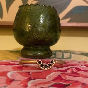 Madewell Gold Sunshadow Cuff Bracelet